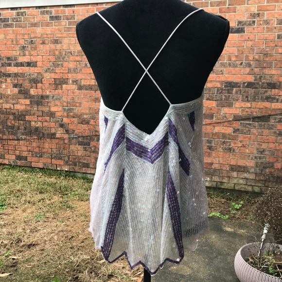 NWT Free People Take Flight Beaded Cross Strap - Picture 3 of 8